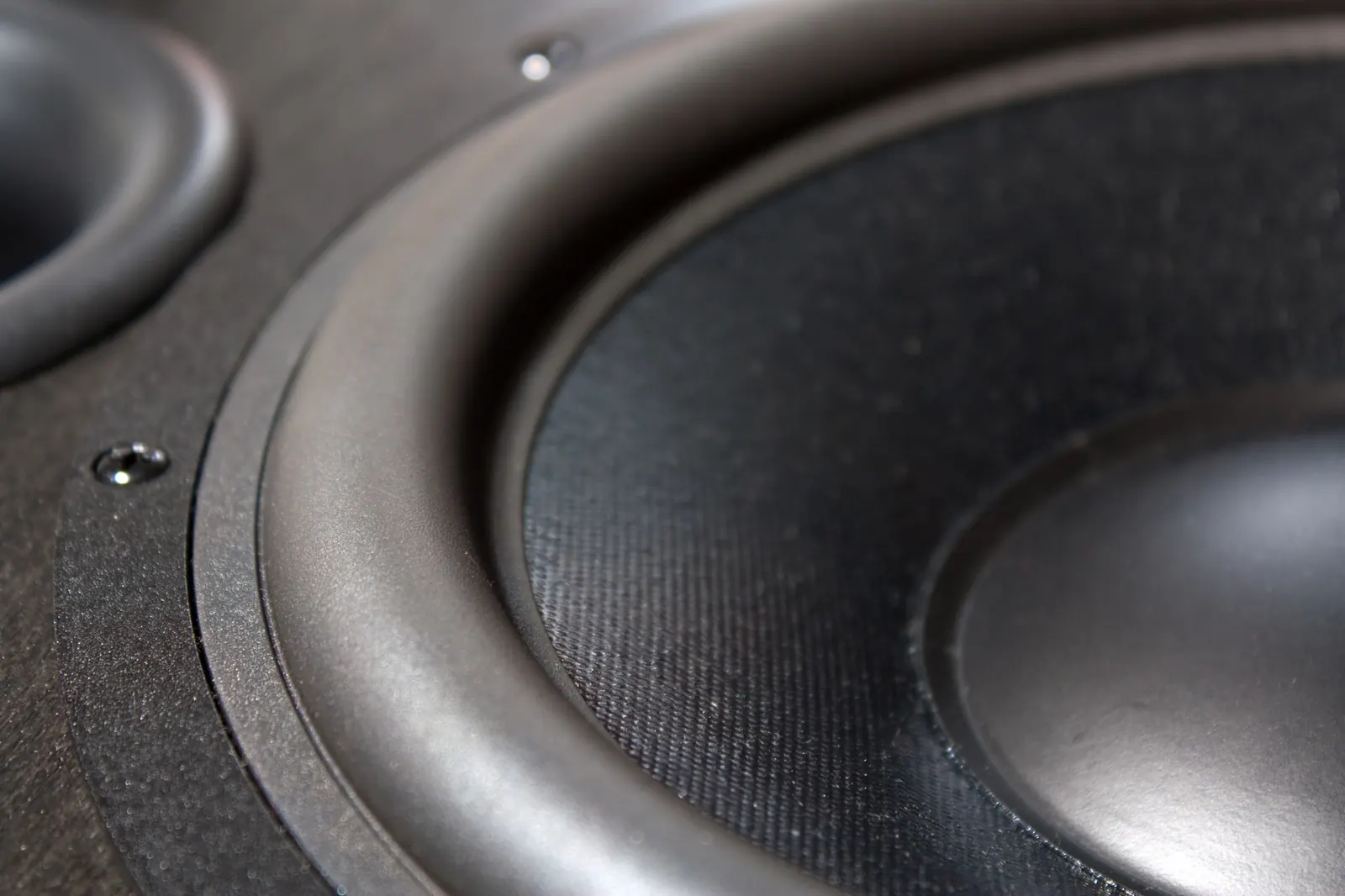 Haut-parleur hi-fi en gros plan